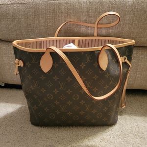Authentic Louis Vuitton Neverfull MM Tote